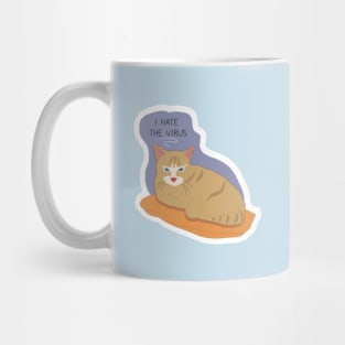 Cat in Coronavirus Mug